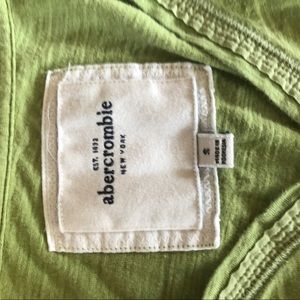 Lime green Abercrombie top